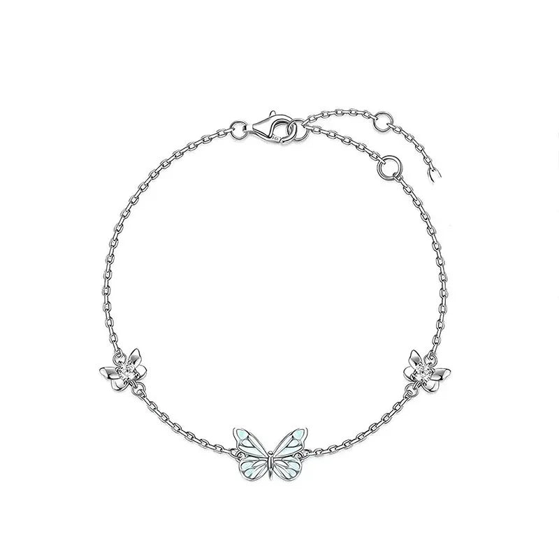 🦋 Collana / Bracciale Farfalla Luminosa Vintage